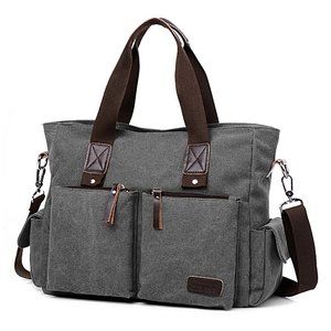 Top Handle Satchel Handbag – Messenger Crossbody Tote for Travel & Work